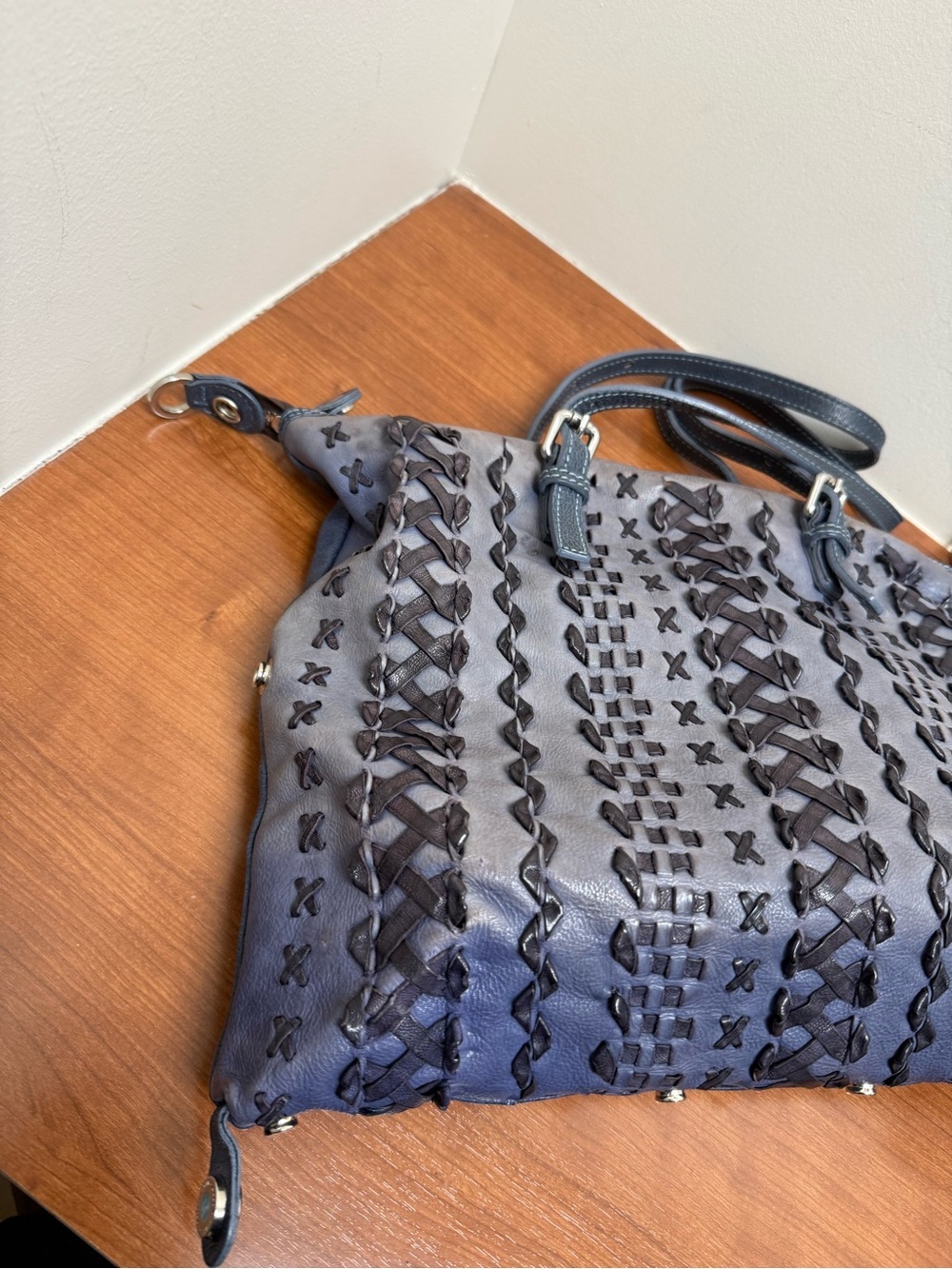 GABS Gray Signature Crossbody with Brown Strap - Picture 7 of 10